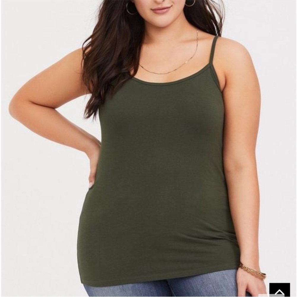 Olive Green Torrid Foxy Cami Tunic